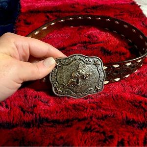 Leather Western Belt